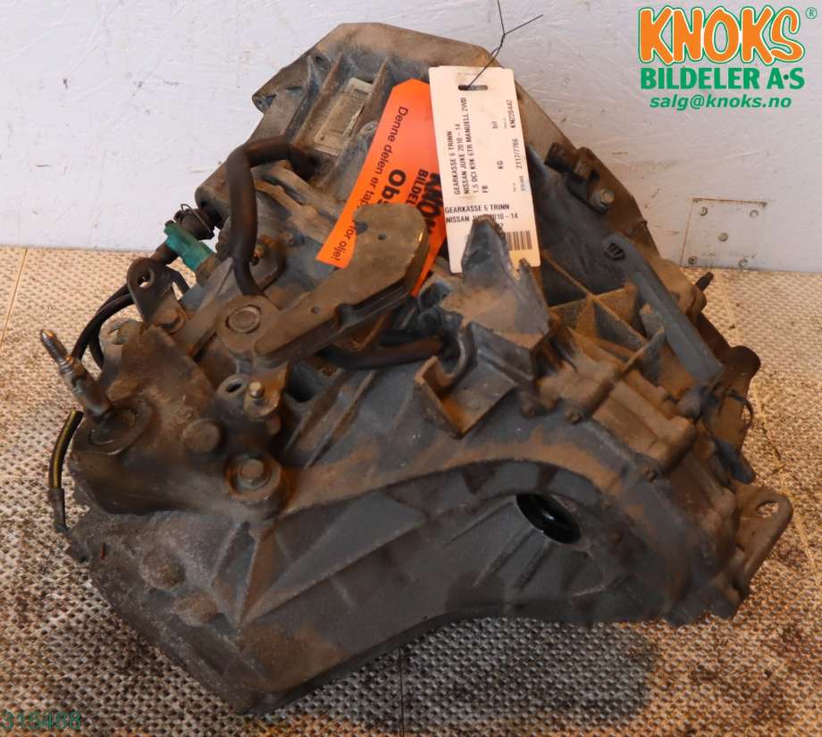 Girkasse manuell 6-trinn til Nissan Juke 2010-2014 (Fase 1)  (NISSAN|320101KG0C|)