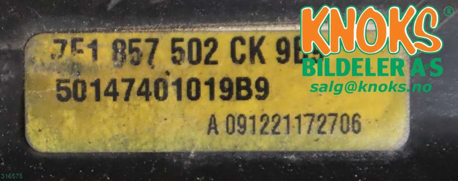 Rattaksel til Peugeot 308 2007-2011 (Type I, Fase 1) (PEUGEOT|4123GN|)