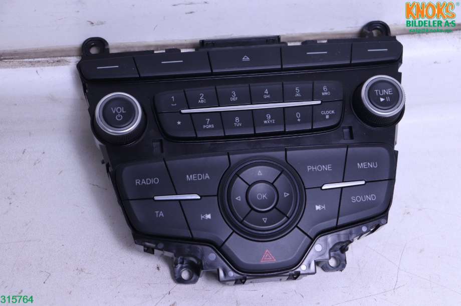 Bilstereo diverse til Ford Focus, 2014-2018 (Type III, Fase 2) (FORD|1924167)