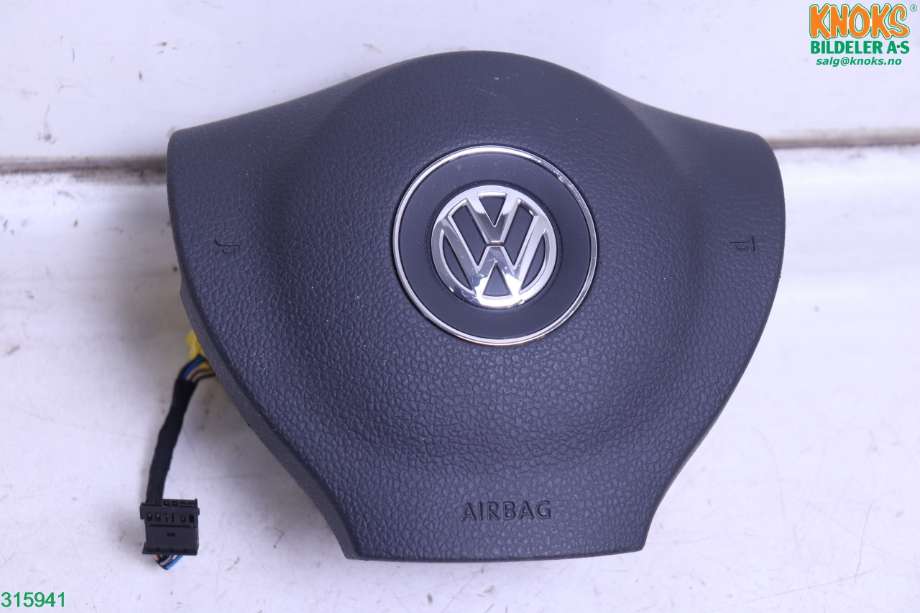 Airbag rattpute til VW CC, 2012-2014 (PASSAT CC) (PASSAT CC) (VOLKSWAGEN|3C8 880 201 AH)