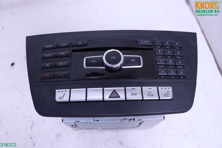 Bilstereo til Mercedes C-Klasse, 2011-2014 (Fase 2) (W204) (W204) (MERCEDES|A 204 900 59 08)