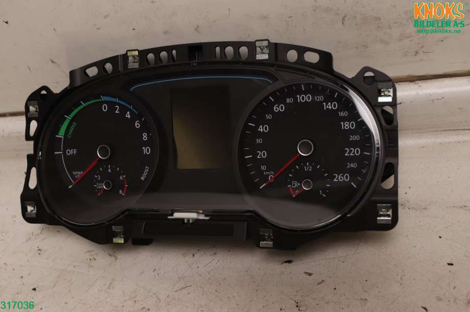 Instrumentpanel til VW e-Golf, 2014-2017 (Fase 1)  (VOLKSWAGEN|5G1 920 754)