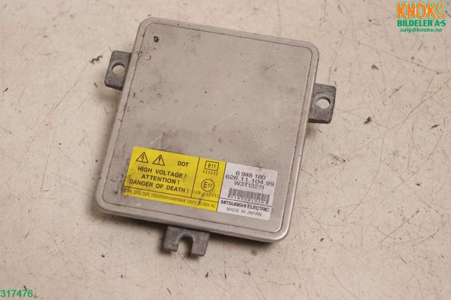 Styreenhet xenon/ballast til BMW 3-Serie, 2005-2011 (E90/E91/E92/E93) (E90/E91/E92/E93) (BMW|63 12 6 948 180)