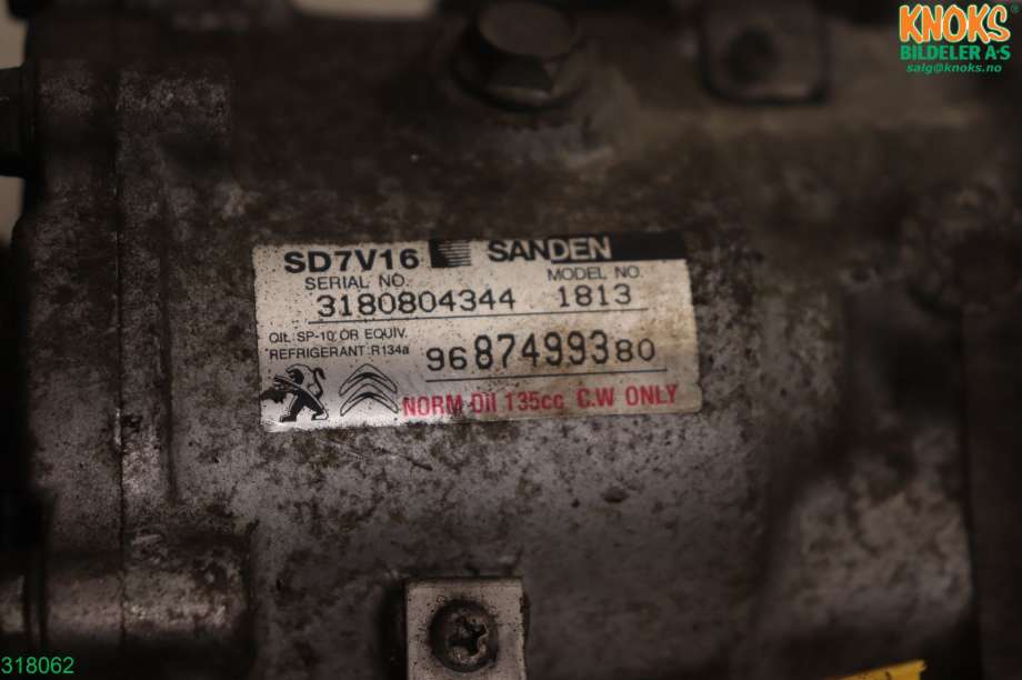 Aircondition kompressor til Toyota Proace 2013-2016 (Type I)  (TOYOTA||9687499380)
