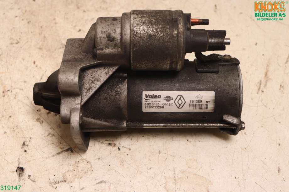 Starter diesel til Renault Megane 2009-2016 Type III  (RENAULT|233003329R|)