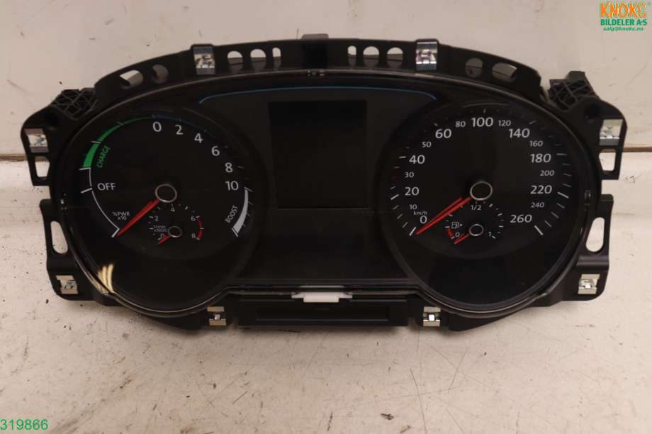 Instrumentpanel til VW e-Golf, 2017-2020 (Fase 2)  (VOLKSWAGEN|5G1 920 754 B)