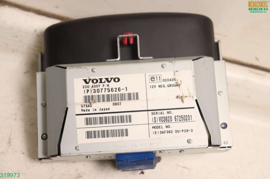 Instrument kjørecomputer til Volvo XC90 2007-2014 (Type I, Fase 2)  (VOLVO|30775626|)