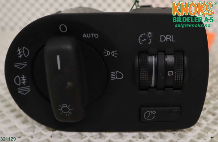Bryter lys til Audi A3 2003-2008 (Type II, Fase 1) (AUDI|8P1 941 531 AK|)
