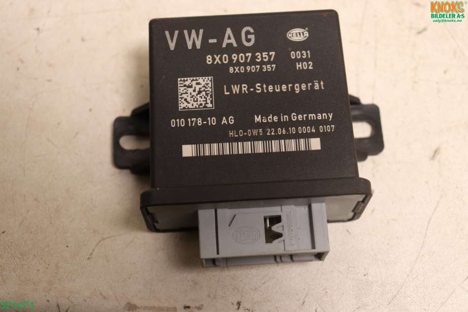 Styreenhet diverse til Audi A1, 2010-2014 (Type I, Fase 1)  (AUDI|8X0 907 357 B)