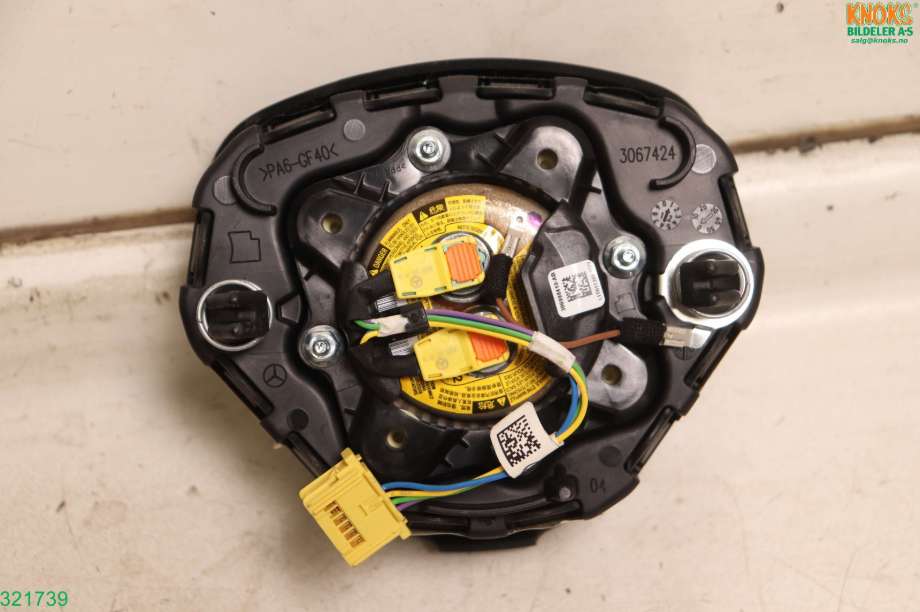 Airbag rattpute til Mercedes B-Klasse 2011-2018 (W246) (W246) (MERCEDES|A 000 860 52 03 9116|)
