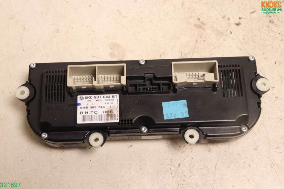 Varmeapparat betjening til VW Tiguan 2011-2016 (Type I, Fase 2)  (VOLKSWAGEN|5K0 907 044 EA|)