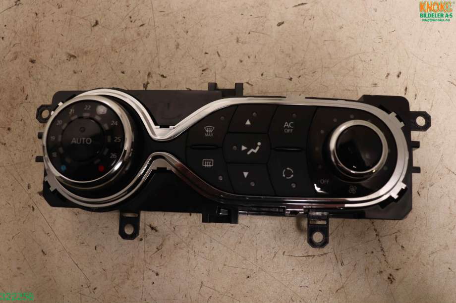 Varmeapparat betjening til Renault Captur, 2013-2020 (Type I)  (RENAULT|275108796R)