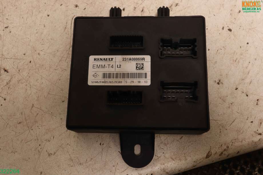 Styreenhet diverse til Renault Captur, 2013-2020 (Type I)  (RENAULT|231A08869R)
