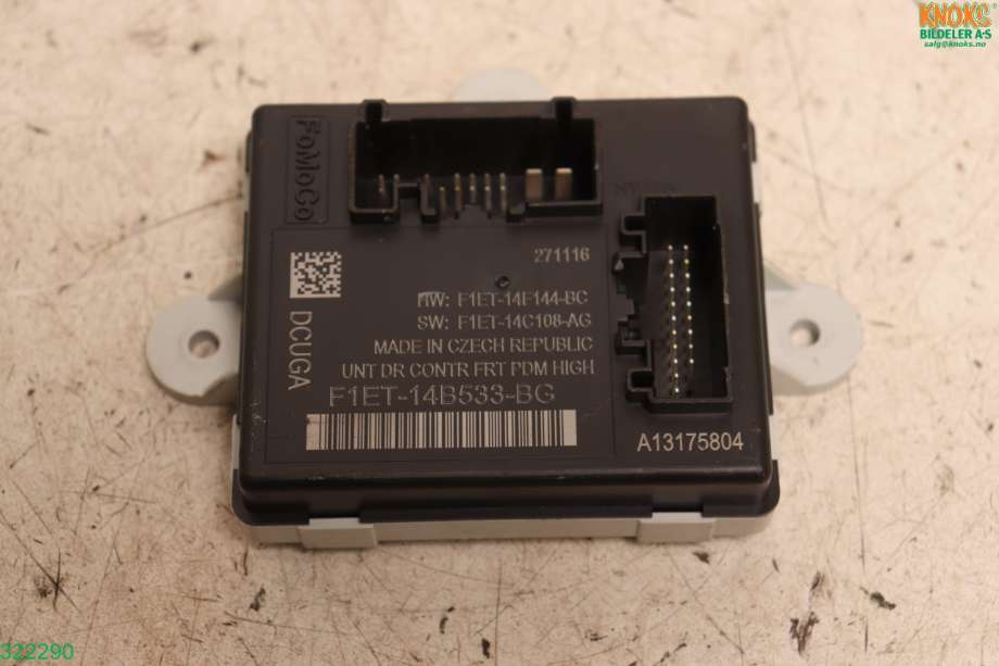 Styreenhet dør venstre foran til Ford Transit Connect, 2013-2018 Type II, Fase 1  (FORD|2097995)