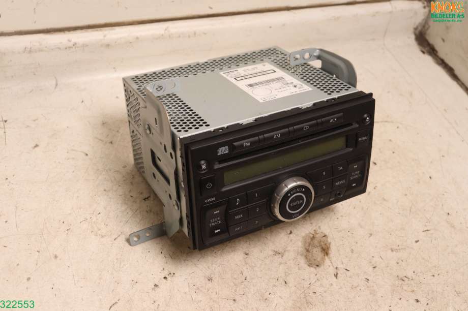 Bilstereo til Nissan Juke, 2010-2014 (Fase 1) (NISSAN|281851KA0A)