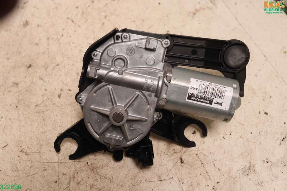 Viskermotor bakrute til Peugeot 2008 2013-2019 (Type I)  (PEUGEOT|9678423580|)