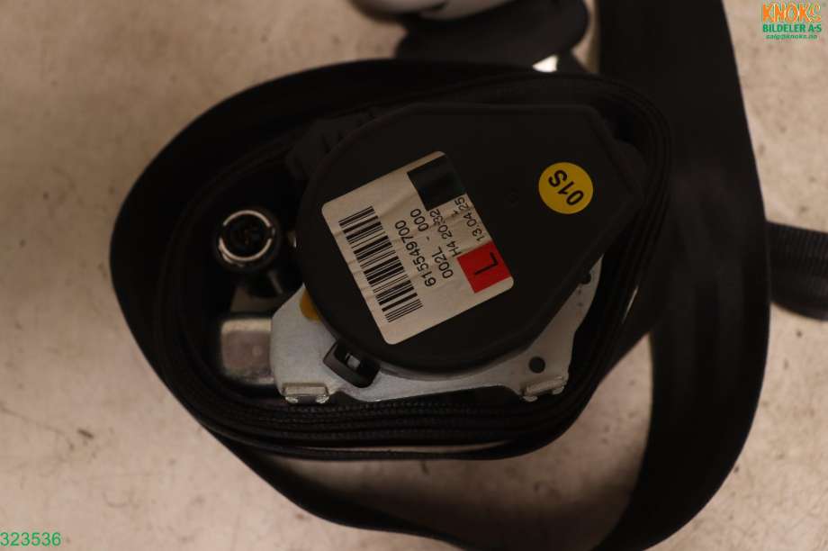 Sikkerhetsbelte foran venstre til VW E-Up 2013-2019  (VOLKSWAGEN|1S3 857 705 C|)
