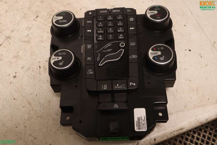 Varmeapparat betjening til Volvo V40, 2012-2019  (VOLVO|31398642)
