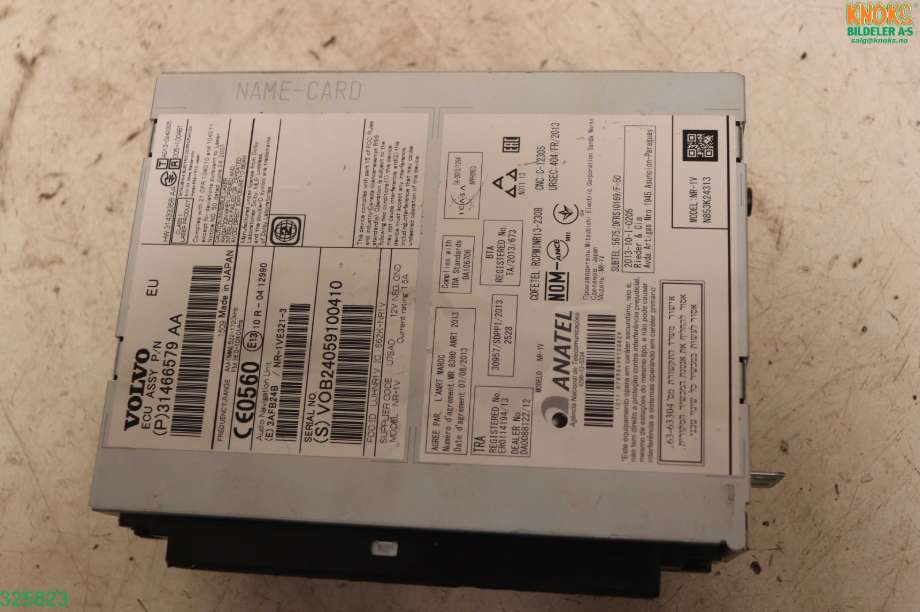 Bilstereo til Volvo V40 2012-2019  (VOLVO|36001114|)