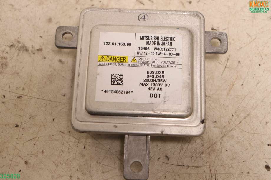 Styreenhet xenon/ballast til Volvo V40, 2012-2019  (VOLVO|31335777)