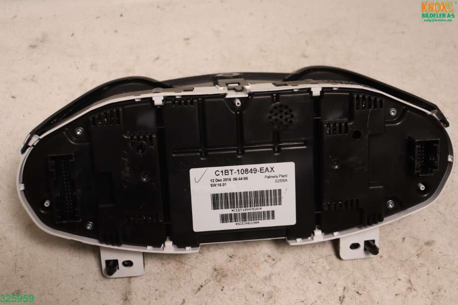 Instrumentpanel til Ford Fiesta 2013-2017 (Type VI, Fase 2)  (FORD|CUBT-10849-EAX|2086524|)