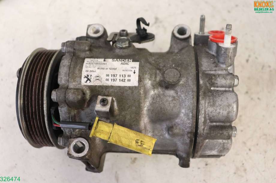Aircondition kompressor til Peugeot Boxer 2014-->> (Type III, Fase 2) (PEUGEOT|98 197 113 80|)