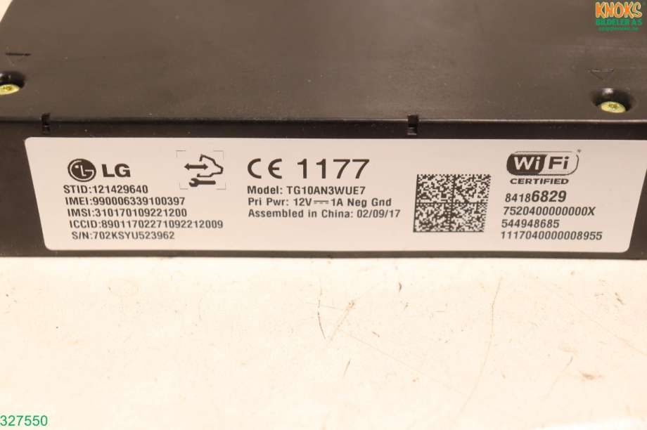 Bilstereo diverse til Opel Ampera-e 2017-->> (Type II)  (OPEL|84186829|)