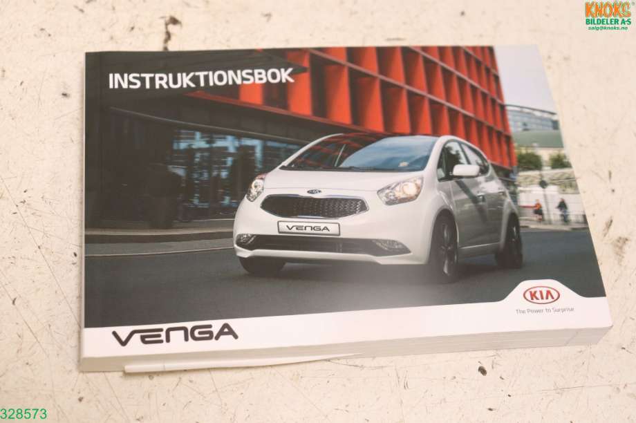Instruksjonsbok til Kia Venga 2010-2017 (KIA|)