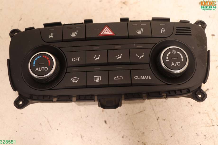 Varmeapparat betjening til Kia Venga 2010-2017 (KIA|97250 1P670EQ|)