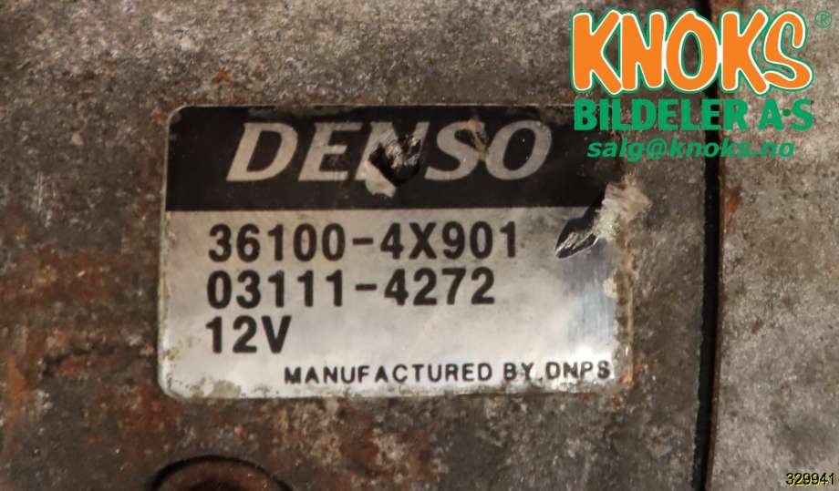 Starter diesel til Kia Sportage 2005-2010 (Type II)  (36100 27010|)