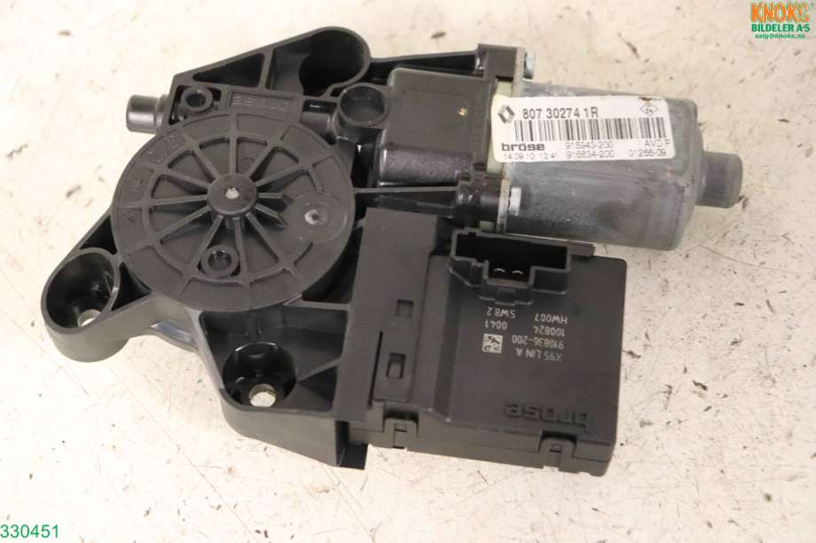 Ruteheis høyre til Renault Scenic, 2009-2016 (Type III) (RENAULT|807302741R)
