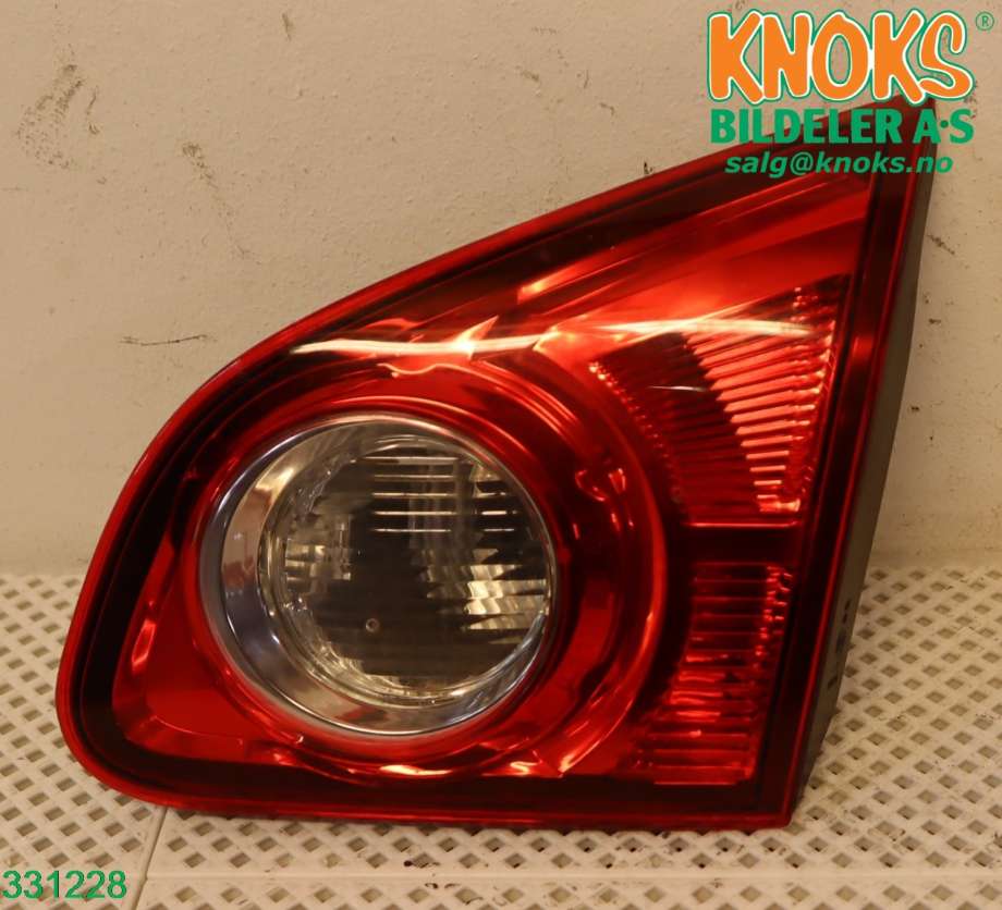 Baklykt høyre indre til Nissan Qashqai 2007-2010 (Type I, Fase 1) (NISSAN|26550JD800|)