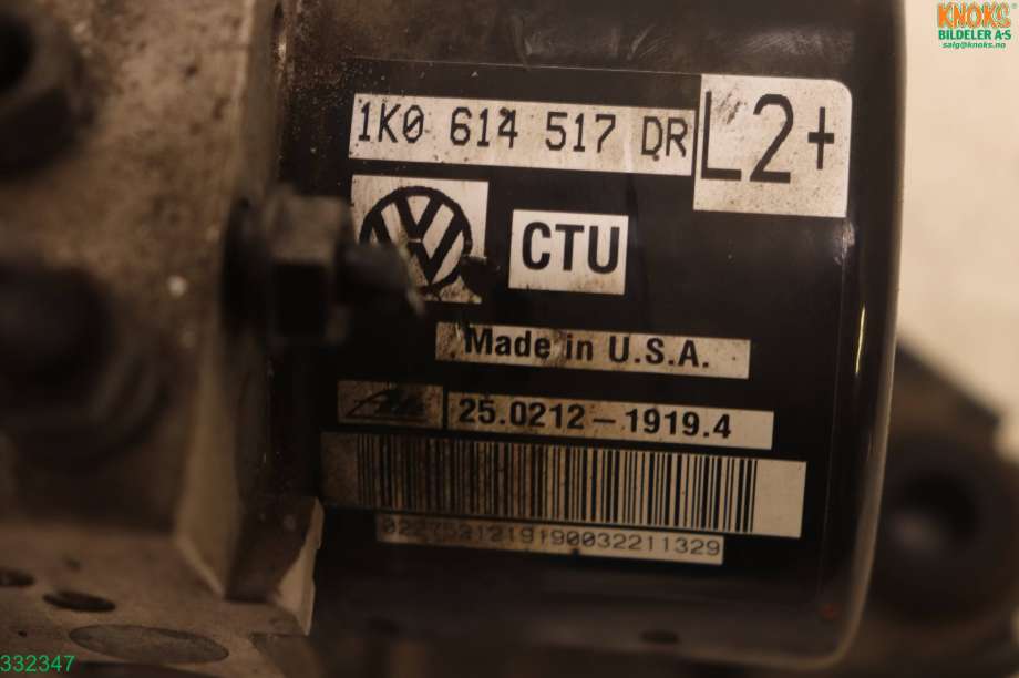 ABS sentral til VW Jetta 2011-->>  (VOLKSWAGEN|1K0 614 517 DP|)