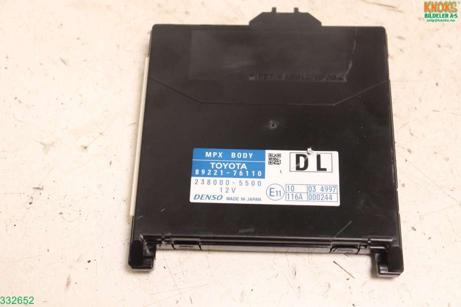 Styreenhet comfort (BCM) til Lexus CT, 2010-2020  (LEXUS|892G076500)