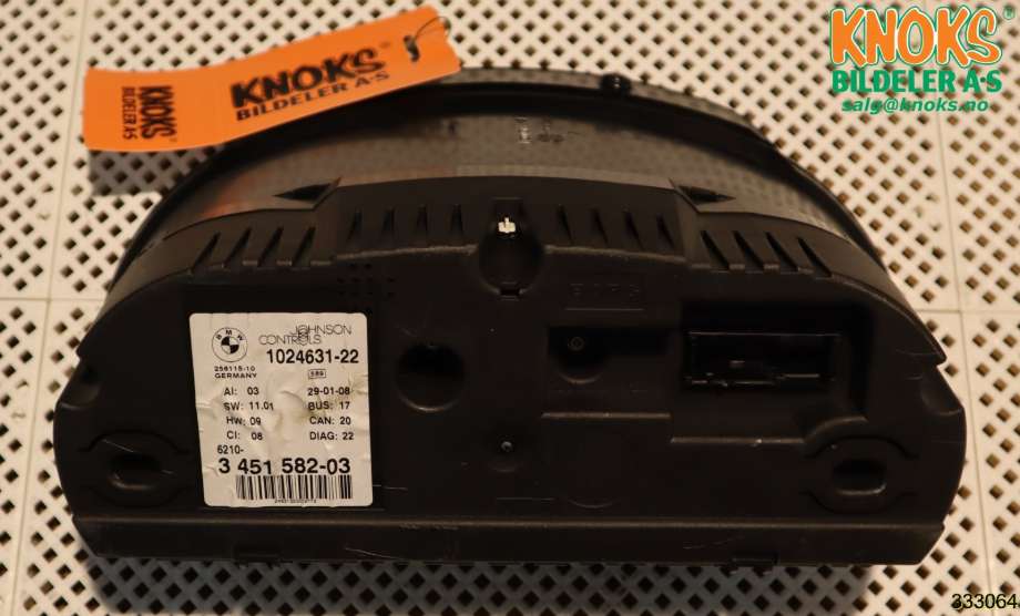 Instrumentpanel til BMW X3 2003-2006 (Fase 1) (E83) (E83) (62 10 3 451 582|)