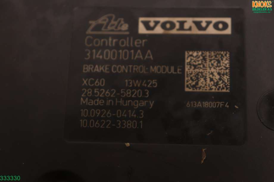 ABS sentral til Volvo S60 2014-2019 (Type II, Fase 2)  (VOLVO|31400546||31400101)