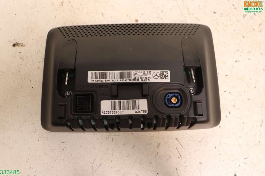 Multimedia display (MCU - Media Controller Unit) til Mercedes B-Klasse 2011-2018 (W246) (W246) (MERCEDES|A 246 900 12 06|)