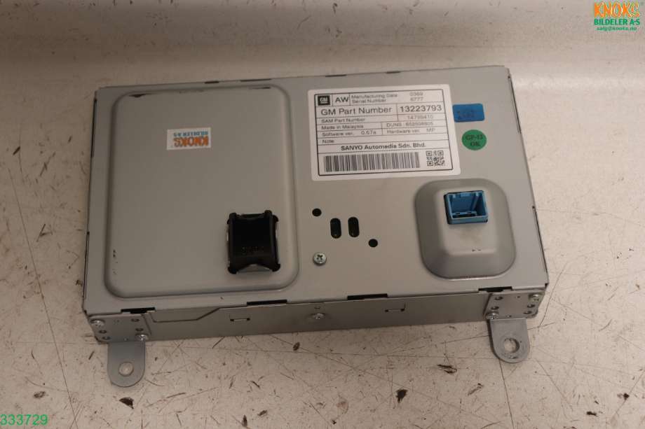 Instrument kjørecomputer til Opel Insignia A 2009-2014  (OPEL|84117467|)
