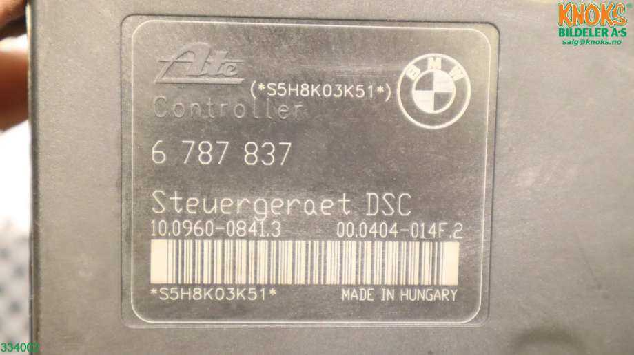 ABS sentral til BMW 3-Serie 2005-2011 (E90/E91/E92/E93) (E90/E91/E92/E93) (34 51 2 460 468|)
