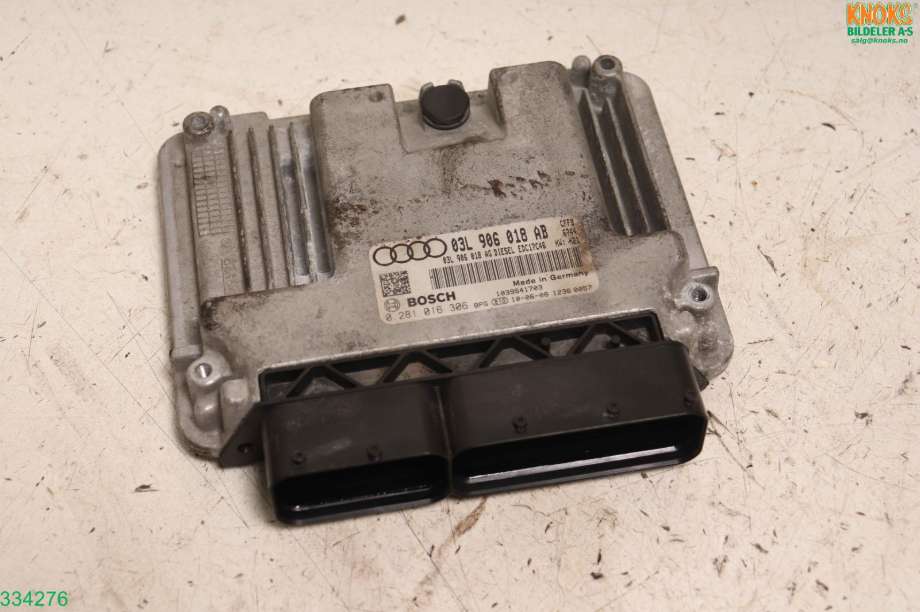 Styreenhet motor til Audi A3, 2009-2012 (Type II, Fase 2)  (AUDI|03L 906 018 AB)