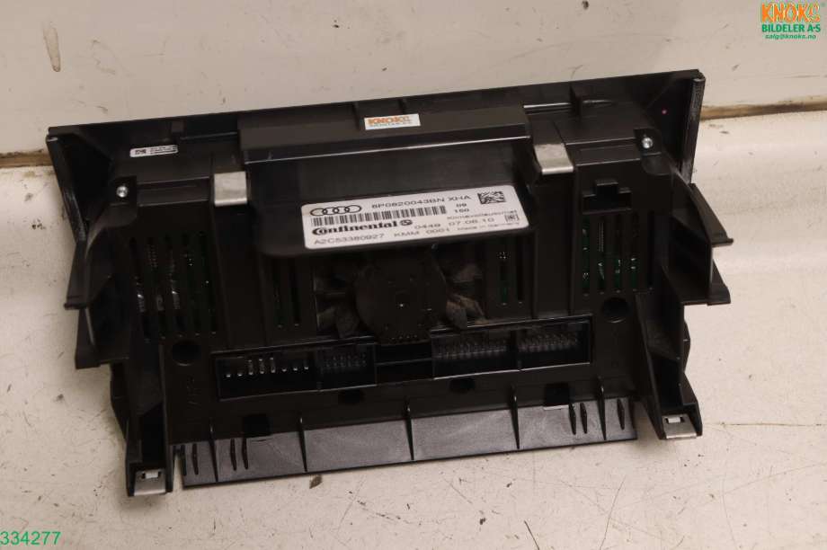 Varmeapparat betjening til Audi A3 2009-2012 (Type II, Fase 2)  (AUDI|8P0 820 043 BN|)