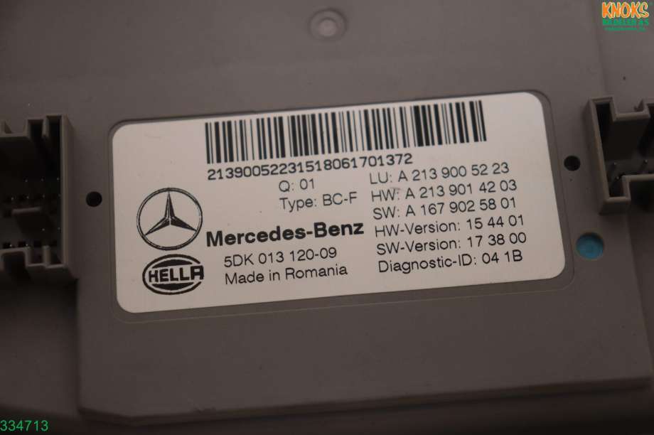 Styreenhet diverse til Mercedes E-Klasse 2016-2023 (W213) (W213) (MERCEDES|A 213 900 86 26||A 213 900 52 23)