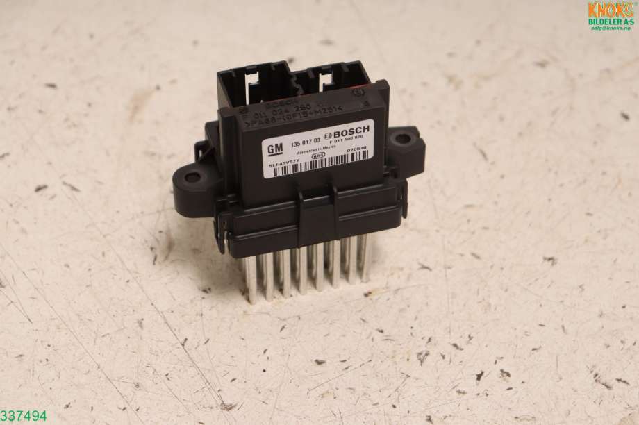 Varmeapparat motstand til Chevrolet Camaro 1967-->> (CHEVROLET|22811003|)