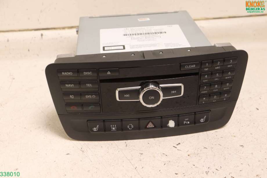 Bilstereo til Mercedes B-Klasse 2011-2018 (W246) (W246) (MERCEDES B250|A 246 900 84 14|)