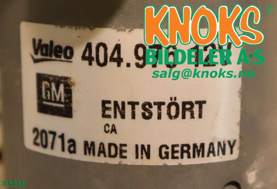 Viskermotor frontrute til Opel Zafira B 2005-2011  (OPEL|13145557|)