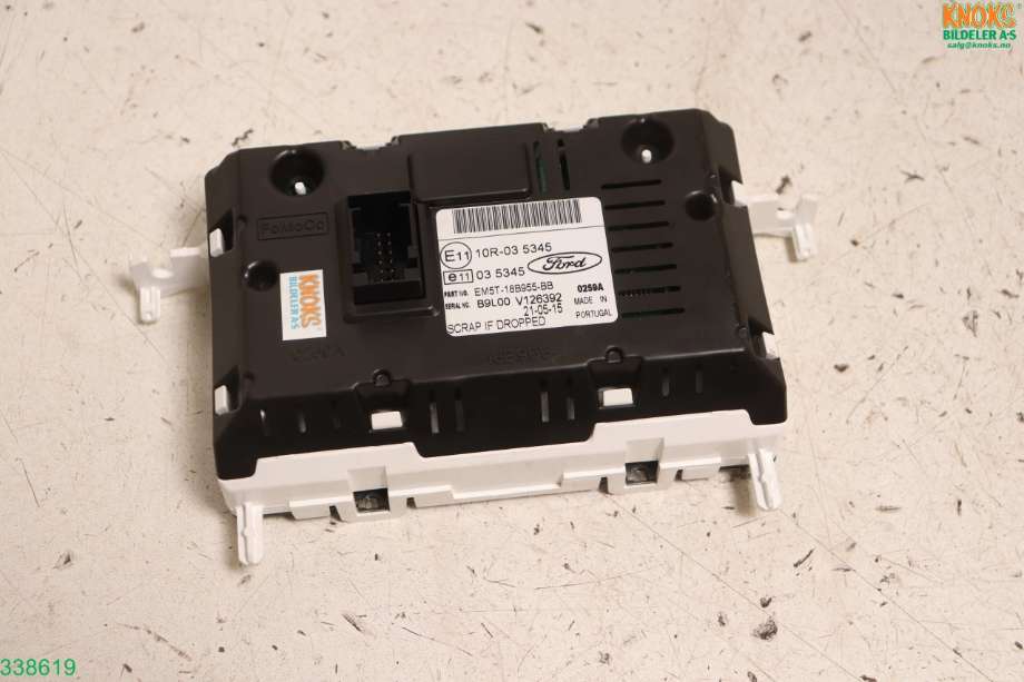 Instrument kjørecomputer til Ford Transit Connect 2013-2018 Type II, Fase 1  (FORD|2014481|)