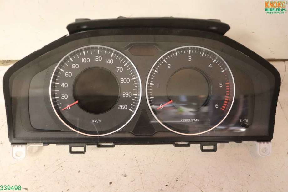 Instrumentpanel til Volvo V60 2010-2013 (Type I, Fase 1) (VOLVO|36001834|)