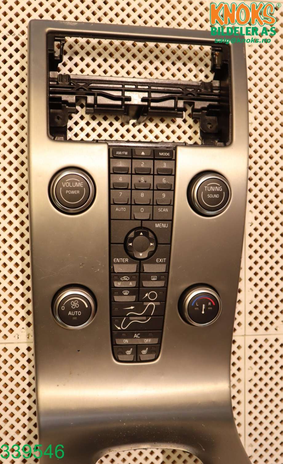 Varmeapparat betjening til Volvo C30 2006-2009 (Fase 1) (VOLVO|31350133|)