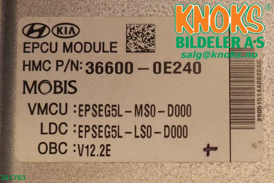 Inverter hybrid til Kia Soul 2014-2019 (Type II) (KIA|91875E 4010|)