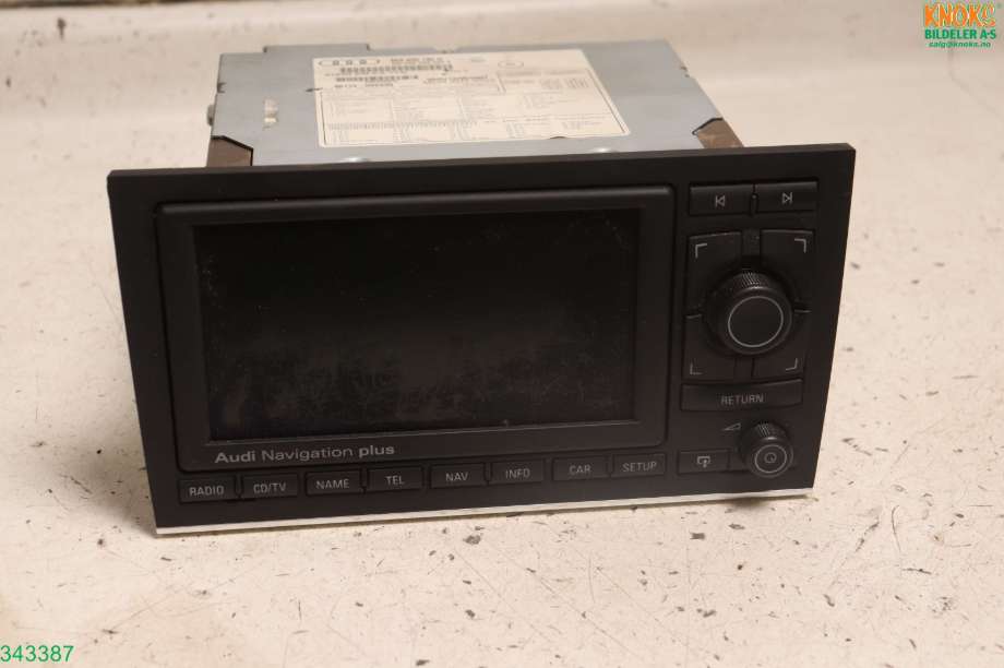 Bilstereo navigasjon til Audi A4 2004-2008 (Type III) (B7) (B7) (AUDI|8E0 035 192 T|)